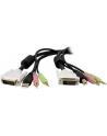4X1 USB DVI KVM SWITCH StarTech.com 3 m 4-in-1 USB Dual Link DVI-D KVM-Switchkabel mit Audio und Mikrofon - nr 17