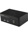 DISPLAYPORT USB KVM SWITCH StarTech.com 2 Port Dual DisplayPort USB KVM Switch mit Audio - DisplayPort Desktop KVM Umschalter mit USB Hub - 4xUSB Buchse 2xDP Buchse - nr 28