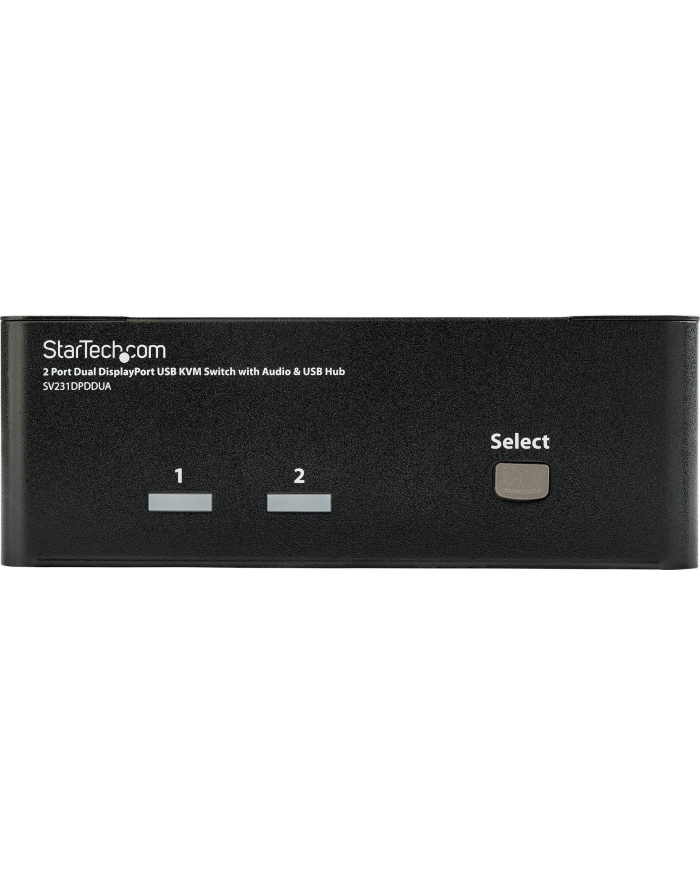 DISPLAYPORT USB KVM SWITCH StarTech.com 2 Port Dual DisplayPort USB KVM Switch mit Audio - DisplayPort Desktop KVM Umschalter mit USB Hub - 4xUSB Buchse 2xDP Buchse główny