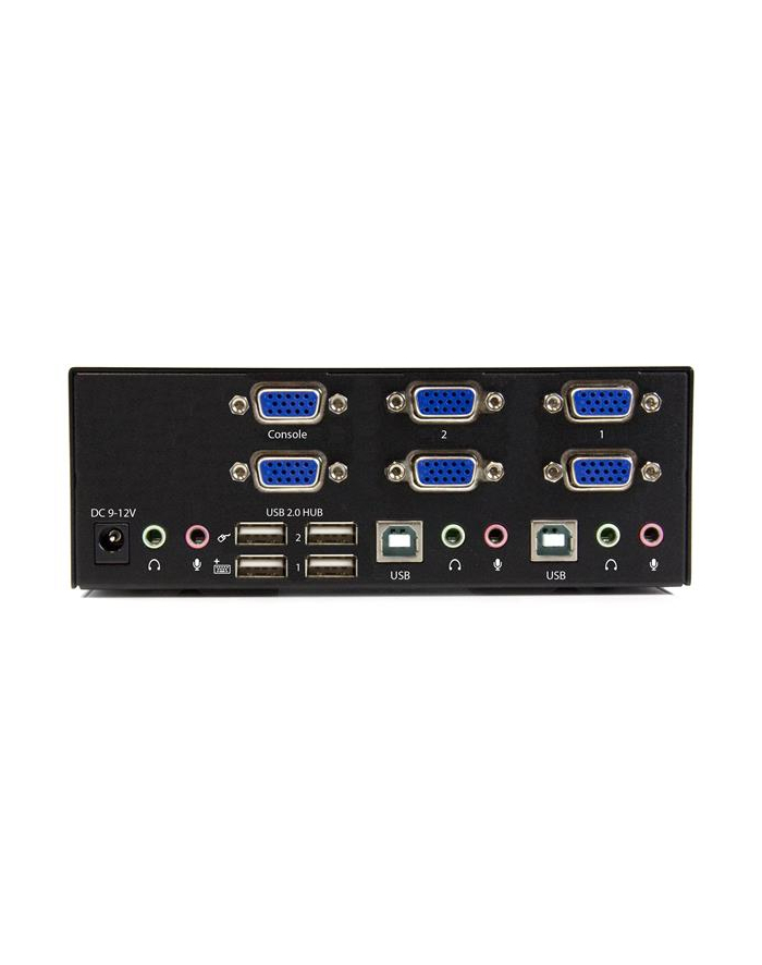 2-port Dual VGA KVM Switch StarTech.com 2 Port KVM Switch mit Dual-VGA und 2-fach USB Hub - USB 2.0 główny