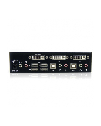 2 PORT USB DVI KVM SWITCH StarTech.com 2 Port Dual Link DVI USB KVM Switch mit Audio - DVI Desktop KVM Umschalter