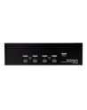 4 PORT DUAL DVI USB KVM SWITCH StarTech.com 4 Port Dual DVI USB KVM Switch/ Umschalter mit Audio und USB 2.0 Hub - nr 13