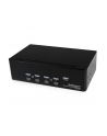 4 PORT DUAL DVI USB KVM SWITCH StarTech.com 4 Port Dual DVI USB KVM Switch/ Umschalter mit Audio und USB 2.0 Hub - nr 15