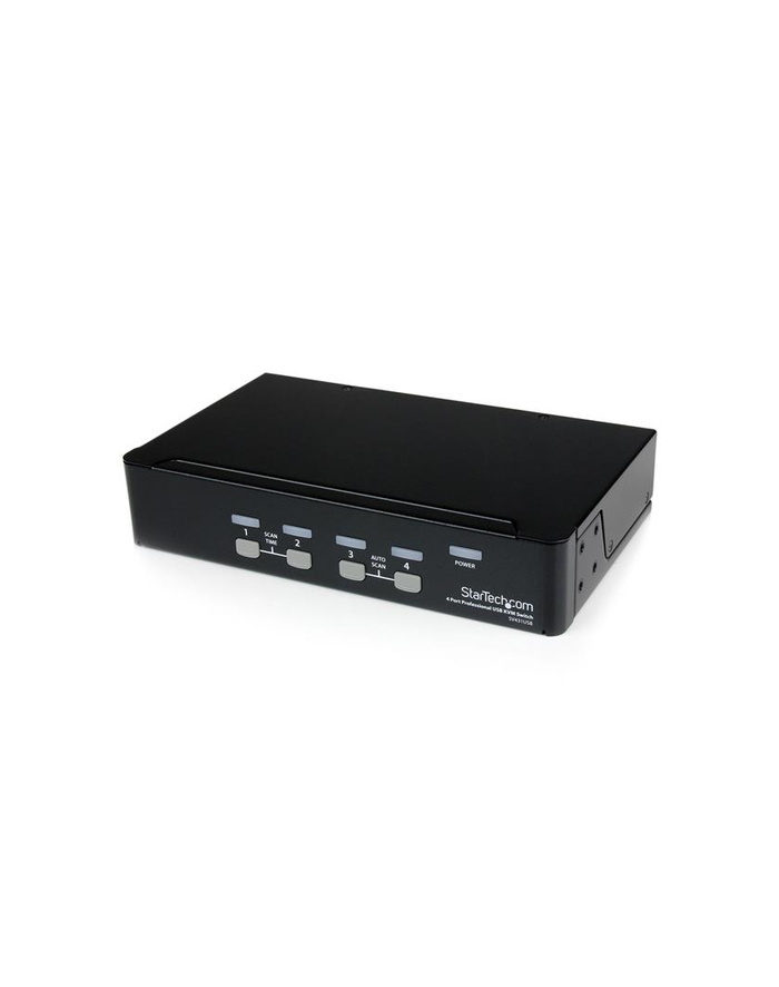 4 PORT VGA USB KVM SWITCH StarTech.com 4 Port VGA USB KVM Switch mit Hub - 4-fach Professioneller VGA KVM Umschalter główny