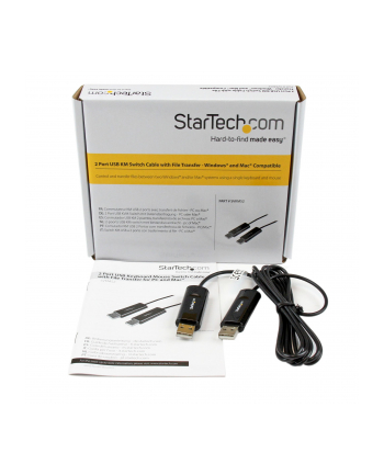 StarTech.com 2 PORT USB KM SWITCH CABLE IN