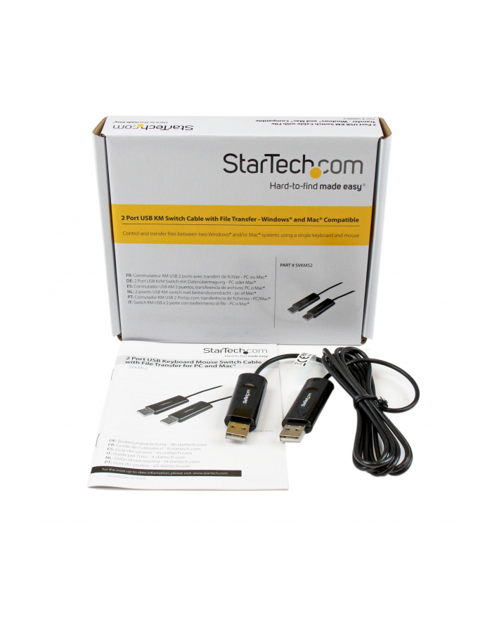 StarTech.com 2 PORT USB KM SWITCH CABLE IN główny