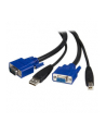 StarTech.com 6 FT 2-IN-1 USB KVM CABLE . - nr 1