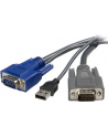 6 FT USB VGA 2-IN-1 KVM CABLE StarTech.com 1,8 m schlankes 2-in-1 USB VGA KVM-Kabel - nr 11