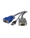 6 FT USB VGA 2-IN-1 KVM CABLE StarTech.com 1,8 m schlankes 2-in-1 USB VGA KVM-Kabel - nr 12