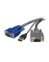 6 FT USB VGA 2-IN-1 KVM CABLE StarTech.com 1,8 m schlankes 2-in-1 USB VGA KVM-Kabel - nr 1