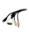 USB DVI KVM CABLE StarTech.com 1,8m 4-in-1 USB DVI KVM Kabel mit Audio und Mikrofon - USB DVI KVM Switch Kabel mit Audio - nr 27