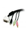 USB DVI KVM CABLE StarTech.com 1,8m 4-in-1 USB DVI KVM Kabel mit Audio und Mikrofon - USB DVI KVM Switch Kabel mit Audio - nr 28