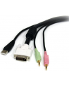 USB DVI KVM CABLE StarTech.com 1,8m 4-in-1 USB DVI KVM Kabel mit Audio und Mikrofon - USB DVI KVM Switch Kabel mit Audio - nr 3