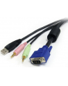 USB VGA KVM SWITCH CABLE StarTech.com 1,8m 4-in-1 USB VGA KVM Kabel mit Audio - USB VGA KVM Switch Kabel mit Audio - nr 4