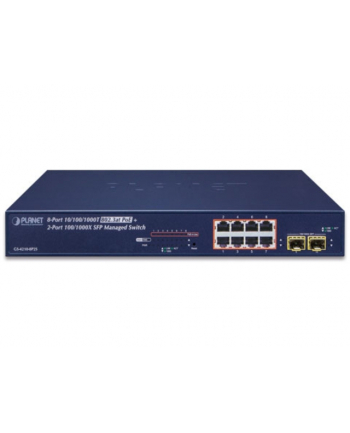 PLANET GS-4210-8P2S Switch 8p GEth PoE + 2x SFP