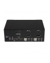 DISPLAYPORT USB KVM SWITCH StarTech.com 2 Port Dual DisplayPort USB KVM Switch mit Audio - DisplayPort Desktop KVM Umschalter mit USB Hub - 4xUSB Buchse 2xDP Buchse - nr 17