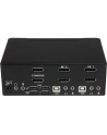 DISPLAYPORT USB KVM SWITCH StarTech.com 2 Port Dual DisplayPort USB KVM Switch mit Audio - DisplayPort Desktop KVM Umschalter mit USB Hub - 4xUSB Buchse 2xDP Buchse - nr 23
