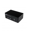DISPLAYPORT USB KVM SWITCH StarTech.com 2 Port Dual DisplayPort USB KVM Switch mit Audio - DisplayPort Desktop KVM Umschalter mit USB Hub - 4xUSB Buchse 2xDP Buchse - nr 6