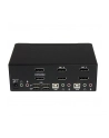 DISPLAYPORT USB KVM SWITCH StarTech.com 2 Port Dual DisplayPort USB KVM Switch mit Audio - DisplayPort Desktop KVM Umschalter mit USB Hub - 4xUSB Buchse 2xDP Buchse - nr 9