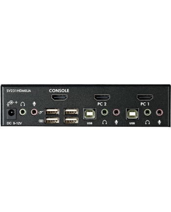 2 PORT USB HDMI KVM SWITCH StarTech.com 2 Port USB HDMI KVM Switch / Umschalter mit Audio und USB 2.0 Hub