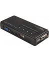4 PORT USB KVM SWITCH und AUDI StarTech.com 4 Port VGA / USB KVM Switch inkl. Kabel und Audio - 4-fach VGA Desktop Umschalter - nr 23