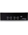 4 PORT DUAL DVI USB KVM SWITCH StarTech.com 4 Port Dual DVI USB KVM Switch/ Umschalter mit Audio und USB 2.0 Hub - nr 19