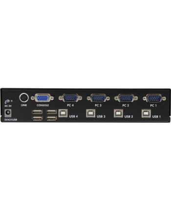 4 PORT VGA USB KVM SWITCH StarTech.com 4 Port VGA USB KVM Switch mit Hub - 4-fach Professioneller VGA KVM Umschalter