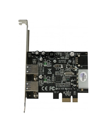 2 PORT PCIE USB 3 CARD W/ UASP StarTech.com 2 Port USB 3.0 PCI Express Schnittstellenkarte mit UASP und 4 Pin LP4 Molex - 2-fach SuperSpeed USB PCIe Karte