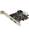 2 PORT PCIE USB 3 CARD W/ UASP StarTech.com 2 Port USB 3.0 PCI Express Schnittstellenkarte mit UASP und 4 Pin LP4 Molex - 2-fach SuperSpeed USB PCIe Karte - nr 33