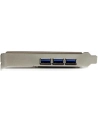 4 PORT PCIE USB 3.0 CARD StarTech.com 4 Port PCI Express USB 3.0 Karte - 4-fach PCIe USB 3.0 Schnittstellenkarte - 3 Externe und 1 Interner Anschluss - nr 26