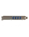 4 PORT PCIE USB 3.0 CARD StarTech.com 4 Port PCI Express USB 3.0 SuperSpeed Schnittstellenkarte mit UASP - SATA Strom - PCIe 4x USB 3.0 mit SATA-Anschluss - nr 1
