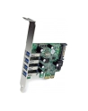 4 PORT PCIE USB 3.0 CARD StarTech.com 4 Port PCI Express USB 3.0 SuperSpeed Schnittstellenkarte mit UASP - SATA Strom - PCIe 4x USB 3.0 mit SATA-Anschluss - nr 34