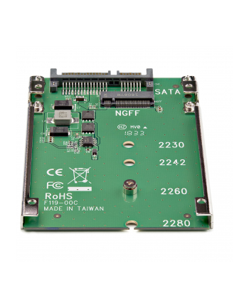 M.2 SSD TO 2.5 SATA ADAPTER StarTech.com M.2 NGFF SSD auf 2.5 Zoll SATA Adapter / Konverter - NGFF auf SATAIII Adapter Karte