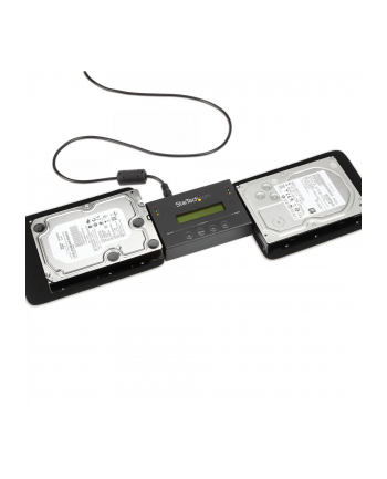 2.5/3.5 SATA HDD DUPLICATOR StarTech.com 2,5 / 3,5'' SATA / SSD Festplatten Duplikator / Eraser - Festplatten Kopierstation mit 14 GB/s Duplizier-Geschwindigkeit