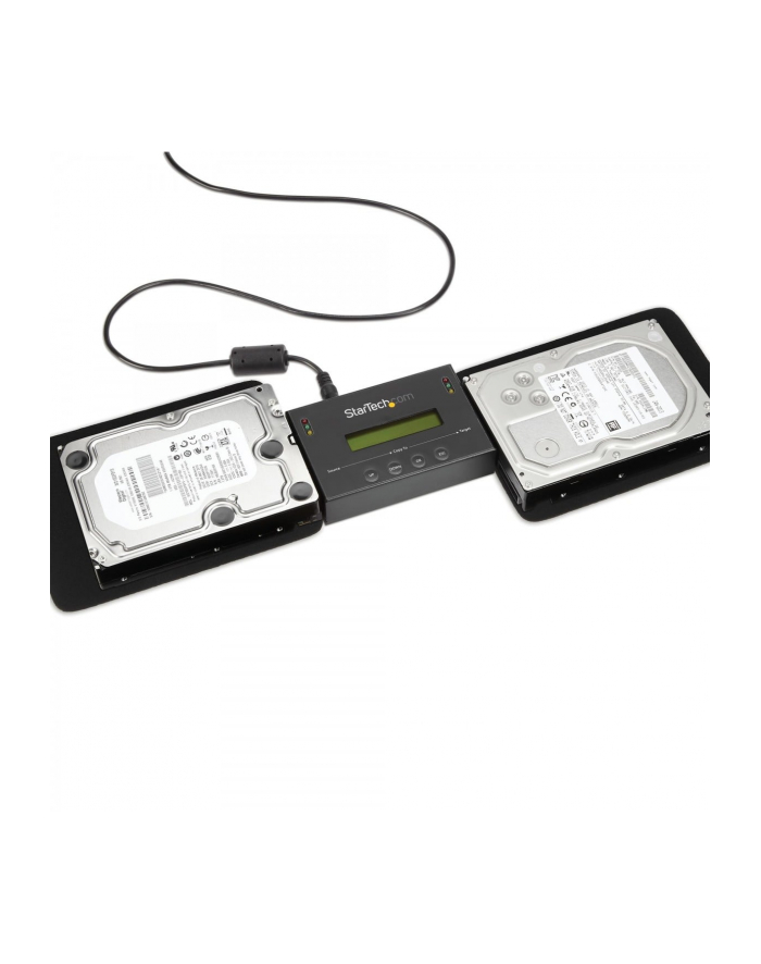 2.5/3.5 SATA HDD DUPLICATOR StarTech.com 2,5 / 3,5'' SATA / SSD Festplatten Duplikator / Eraser - Festplatten Kopierstation mit 14 GB/s Duplizier-Geschwindigkeit główny