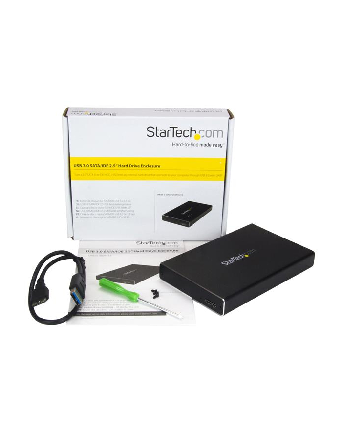 StarTech.com USB 3.0 IDE / SATA ENCLOSURE 2.5IN HDD/SSD ENCLOSURE W/ UASP główny