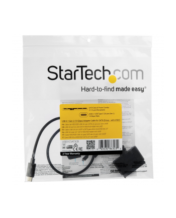 StarTech.com USB 3.1 ADAPTER CABLE W/ USB-C USB C CNCTR FOR 2.5IN SSD HDDS