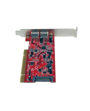 2 PORT PCI USB 3 ADAPTER CARD StarTech.com 2 Port USB 3.0 SuperSpeed PCI Schnittstellenkarte mit SATA-Stromanschluss - 2x USB 3.0 PCI Controller Karte