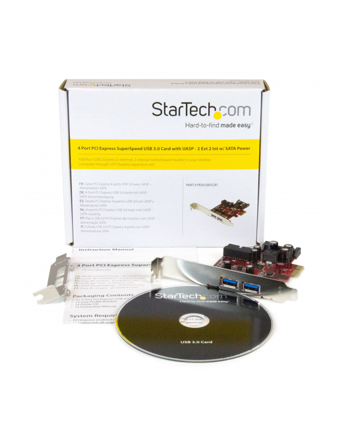 StarTech.com 4 PORT PCIE USB 3.0 CARD . główny