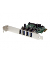 4 PORT PCIE USB 3.0 CARD StarTech.com 4 Port PCI Express USB 3.0 SuperSpeed Schnittstellenkarte mit UASP - SATA Strom - PCIe 4x USB 3.0 mit SATA-Anschluss - nr 33