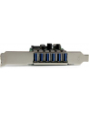 7 PORT PCIE USB 3.0 CARD StarTech.com 7 Port PCI Express USB 3.0 Karte - PCIe USB 3.0 (Super Speed) Schnittstellenkarte / Controller 6 x Extern und 1 x Intern - nr 15