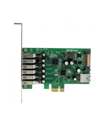 7 PORT PCIE USB 3.0 CARD StarTech.com 7 Port PCI Express USB 3.0 Karte - PCIe USB 3.0 (Super Speed) Schnittstellenkarte / Controller 6 x Extern und 1 x Intern