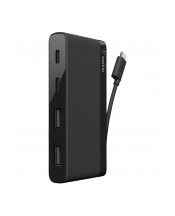 BELKIN 4-PORT USB-C TRAVEL HUB USB-A, USB-C, 900mAh