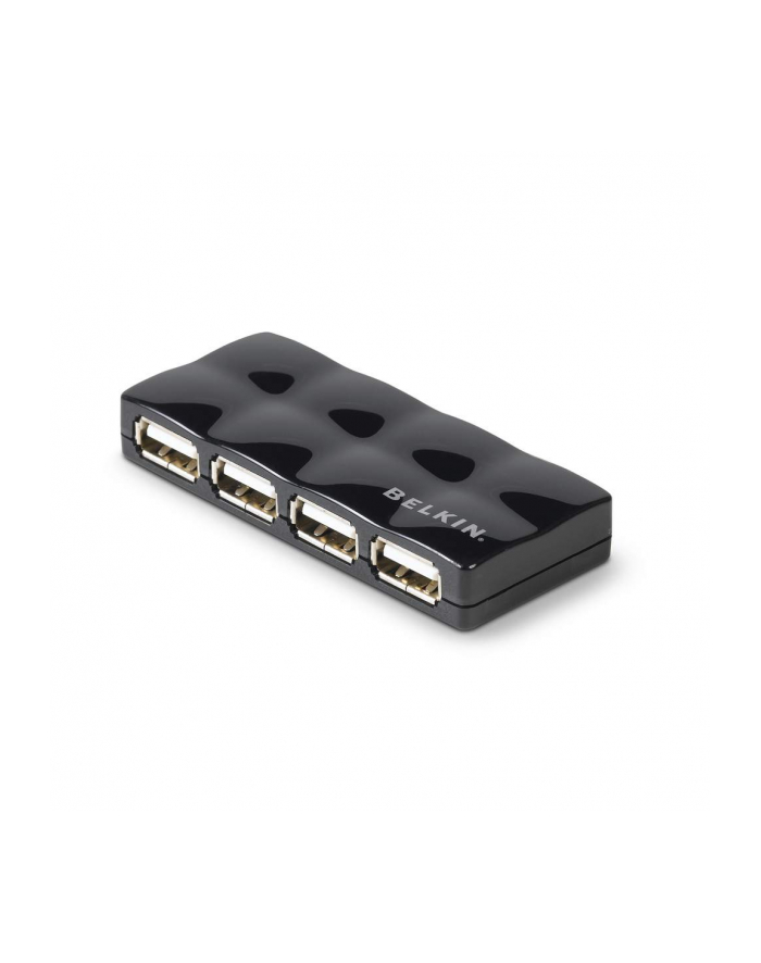 BELKIN HUB 4PORT USB 2.0 QUILTED Mobiler Hi-Speed USB 2.0 4-Port Hub główny