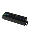 10 PORT INDUSTRIAL USB 3.0 HUB StarTech.com 10 Port Industrial USB 3.0 Hub - ESD and Surge Protection - DIN Rail or Surface-Mountable Metal Housing - nr 22