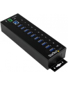10 PORT INDUSTRIAL USB 3.0 HUB StarTech.com 10 Port Industrial USB 3.0 Hub - ESD and Surge Protection - DIN Rail or Surface-Mountable Metal Housing - nr 3