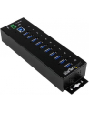 10 PORT INDUSTRIAL USB 3.0 HUB StarTech.com 10 Port Industrial USB 3.0 Hub - ESD and Surge Protection - DIN Rail or Surface-Mountable Metal Housing - nr 4