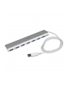 7 PORT COMPACT USB 3.0 HUB StarTech.com 7 Port kompakter USB 3.0 Hub mit eingebautem Kabel - Aluminium USB Hub - Silber - nr 30