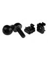 StarTech.com 100 PKG M6 SCREWS & CAGE NUTS M6 CAGE NUTS M6X12MM BLACK - nr 1