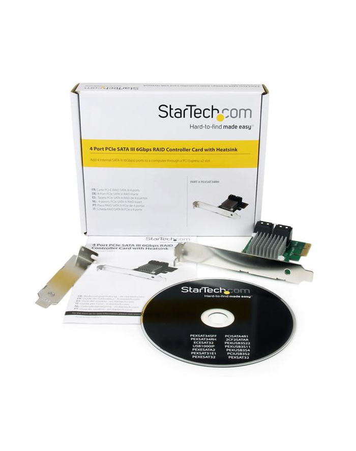 StarTech.com 4 PORT PCIE SATA III CARD . główny